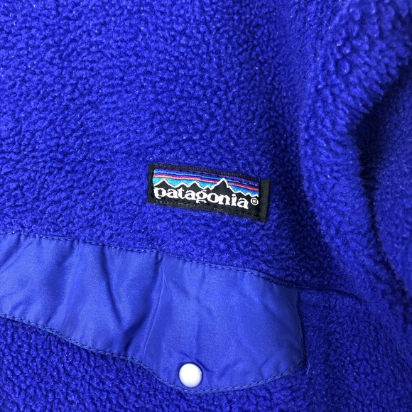Patagonia VTG Mens Fleece Snap T Made in USA Small - Picture 2 of 4